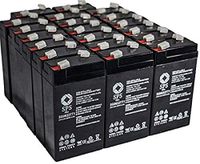 SPS Brand 6V 3.2 Ah Replacement Battery for CAS Medical 9002 (20 Pack)