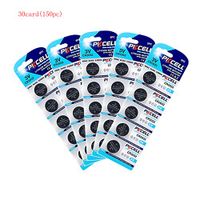 CR2032 ECR2032 DL2032 3V Lithium Batteries (150PC/30card)