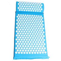 Acupressure Mat & Pillow Set Acupuncture Massage Mat for Back,Neck Pain Relief Stress Reduction Massage Therapy Yoga Pad for Back Foot Treatment with,C