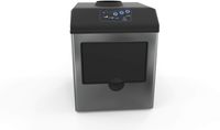 KUPPET 2 in 1 Commercial Ice Maker Machine With Water Dispenser-Products 33lbs Daily-Ice Cubes ready in 7 Minutes-Electric Ice Making Machine with Ice Scoop and 2.6 lb Ice Storage (black)