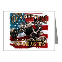 Note Card Bad Ass Boys Play Bad Ass Toys