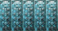 LOOPACELL (50 AG1 Watch Batteries - SR621, SR621SW, 364, 164