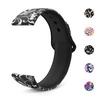 Sunnywoo 20mm Watch Silicone Watch Band Strap with Quick Release Pins Compatible with Garmin Vivoactive 3,Samsung Galaxy Watch 42mm /Ticwatch E and All The 20mm Width Smart and Traditional Watch Lugs
