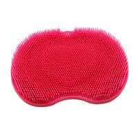 YAODHAOD Foot Cleaner， Soothes Tired Achy Feet, Shower Foot Massager， Mat for Shower Floor with Suction Cup - Improves Foot Circulation & Reduces Foot Pain (Normal, Pink)