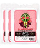 3 Packs of Beamer Candle Co. Smoke Killer Collection Wax Drops, 6-Count Pack - Red Mother F#k3r Scent + Beamer Smoke Sticker