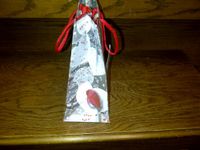 Gray Heart Music Gift Bag