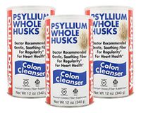 Yerba Prima Psyllium Husk Colon Cleanser 12 Ounce (Pack of 3)