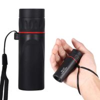 Aquarius Mini HD monocular zoomable Optical 30X 25 Times The Central Portable Focusing for Sports Events/Concerts/Bird Watching/Auxiliary Fishing with Smartphone Holder & Travel Hunting