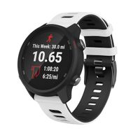 Homsta Soft Silicone Bands Compatible with Garmin Forerunner 245/245M Watch-Adjustable Watch Buckle Strap Wristbands Bracelet Replacement Accessory for Women Men