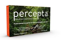 Percepta Natural-Plant Based Memory Support - All Natural Nootropic - Memory, Focus, Clarity - 30 Day Supply