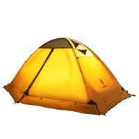 HILLMAN Waterproof Dome Rod Lightweight Camping Hiking Travel Climbing (Yellow)