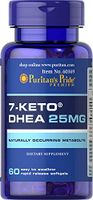 Puritan's Pride Rapid Release Softgels, 7-Keto Dhea, 25 mg, 60 Count
