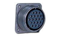 Amphenol Industrial MS3106E18-11S Circular Connector Socket, Environmental Resisting, Threaded Coupling, Solder Termination, Straight Plug, 18-11 Insert Arrangement, 18 Shell Size, 5 Contacts