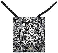 FROSTED BLACK & WHITE DESIGN BAGS (4 DOZEN) - BULK