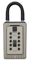 Kidde AccessPoint 001404 KeySafe 3-Key Portable Push Button Key Safe Box, Clay