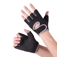Fitness Gloves Non-Slip Shockproof Gloves Breathable Comfort Sports Equipment Protective Gear Built-in Wrist Wrap Suitable for Pull-Ups Cross Training,Gray,XL