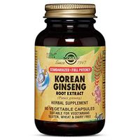 Solgar – Standardized Full Potency Korean Ginseng Root Extract, 60 Vegetable Capsules