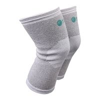 FDA Approved Far-Infrared Compression Knee Sleeve Brace for Joint Pain Relief, Arthritis and Injury Recovery,Grey (M)