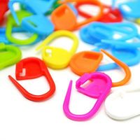 100PC Mix Color Knitting Stitch Counter Crochet Locking Stitch Markers Stitch Needle Clip Knitting Crochet Markers(Color Ship Randomly)