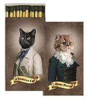 HomArt Matches - Regal Cats (Set of 6)