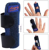 Adjustable Finger Splint Brace, Finger Tendon Release & Pain Relief Fixing Belt with Built-in Aluminium Support