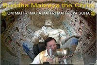 Buddha Maitreya the Christ OM Mantra - Meditation Poster