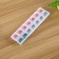 Dispenser Storage, 7 Day Pill Box Medicine Tablet Dispenser Organizer Weekly Storage Case for AM PM Housekeeping Organizers Home Decorations, for Home DIY Multicolor