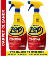 Zep High Traffic Carpet Cleaner 32 Oz. ZUHTC32 (Pack of 2) Make high traffic areas look new again