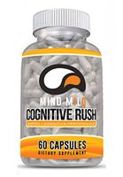 MIND MILQ Cognitive Rush: Premium Brain Supplement + Energy – Focus Supplement with Sensoril® Ashwagandha & Teacrine® Theacrine for Reduced Stress and Long Lasting Energy