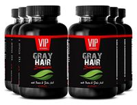 Saw Palmetto Hair Loss for Women - Gray Hair Solution - Gray Hair Supplements (6 Bottles 360 Capsules)