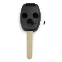 uxcell Uncut Blade 3 BTN Remote Key Shell Fits for Honda Accord Civic CRV Pilot Case Fob