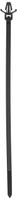 Gardner Bender 45-308PMUVB Push-Mount Cable Tie, 8 Inch., 50 Tensile Strength, Wire / Cord Management Industrial and Household Use, Nylon Zip Tie, 25 Pk., UV Resistant Black