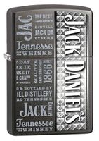 Zippo Gray Dusk Jack Daniels Windproof Lighter