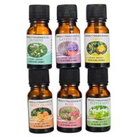90sMuse Top Essential Oils Single Set for Diffuser Humidifier,Undiluted Therapeutic Grade,Natural Fragrance Aromatherapy Oil,Jasmine,Lavender,Lemon,Sweet Orange,Rose,Peppermint