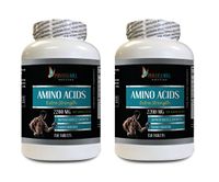 Workout Supplements for Men Weight Loss - Amino ACIDS Extra Strength 2200MG - l-arginine Complex - 2 Bottles 300 Tablets