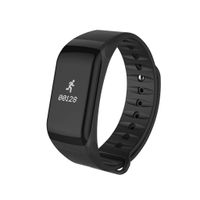 F1 Heart Rate Fitness Tracker Smart Bracelet Wristband Watch Call Remind SPO2H Sleep Monitor Calorie Counter Pedometer Sport Activity Tracker OLED Touch Screen for Android iOS (Black)