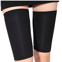 ESHOO Womens Mens Thigh Compression Sleeve 1 Pair - Running, Basketball, Tennis, Soccer, Sports - Athletic Thigh Support