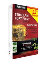 Naturland Organic Panax Ginseng Royal Jelly Acerola Propolis 20 Phials of 15ml