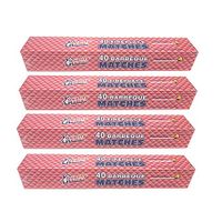 4 BOXES - 11" Fireplace Matches, Long Reach, 160 Matches Total by Quality Home