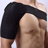 COLO Compression Shoulder Brace Shoulder Support Strap Light Weight and Adjustable for Rotator Cuff Injury Prevention and Recovery- One Size, Left & Right