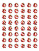 tkcutecandies123 48 Ariel Mermaid Envelope Seals Labels Stickers 1.2" Round