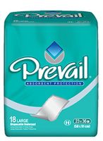 Prevail Large 23" X 36" Underpads, 18 Per Package