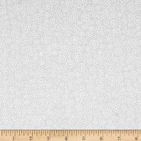 Wilmington Prints White Essentials Sparkle Fabric by The Yard