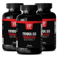 Boost Testosterone - TRIBULUS TERRESTRIS Premium Extract 1000mg - Tribulus terrestris libido Booster for Men & Women - 3 Bottles 270 Tablets