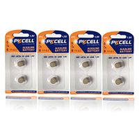 AG5 Button Cell Batteries, Alkaline Button Battery, 1.5V Count Pcs (8)
