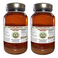 2-in-1! Wild Lettuce & Kava Kava Glycerite, Organic Wild Lettuce (Lactuca Virosa) & Kava Kava (Piper Methysticum) Alcohol-Free Liquid Extract, Hawaii Pharm Trusted Brand, 2 oz