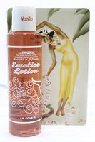 Edible Water Basesd Original Flavored Warming Massage Oil VANILLA by Emotion Lotion 4oz