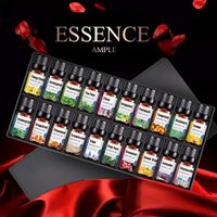Beauty Essential Oils Set, 100% Pure Natural Aromatherapy Essential Oil 10ml 20 Bottles Gift Set