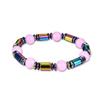 Magnetic Hematite Therapy Bracelet Precious Natural Stones Healing for Arthritis Pain Releif, Energy,Weight Loss - 2 Pack (Style 6-2PCS)