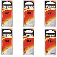 Energizer 364BPZ Zero Mercury Battery - 6 Pack